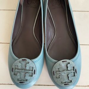 Tory Burch blue flats size 9